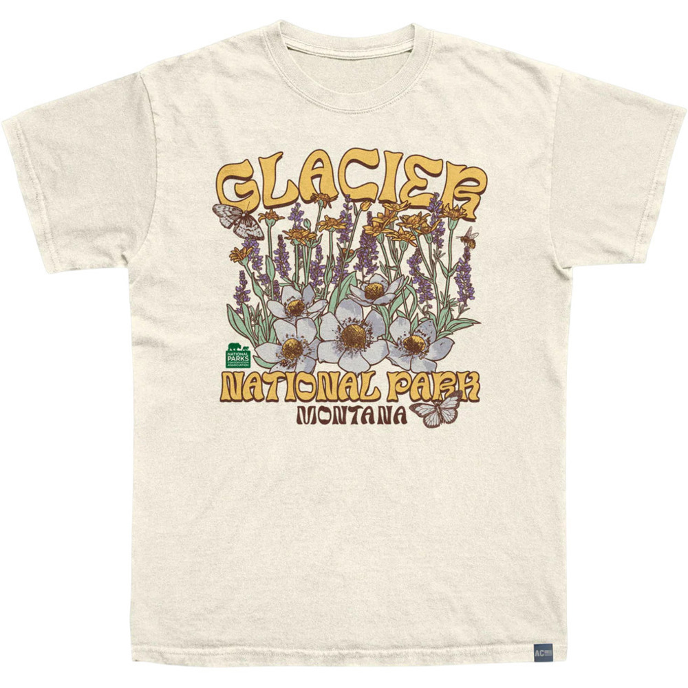 Made In Usa Glacier Wildflowers Npca Tshirt